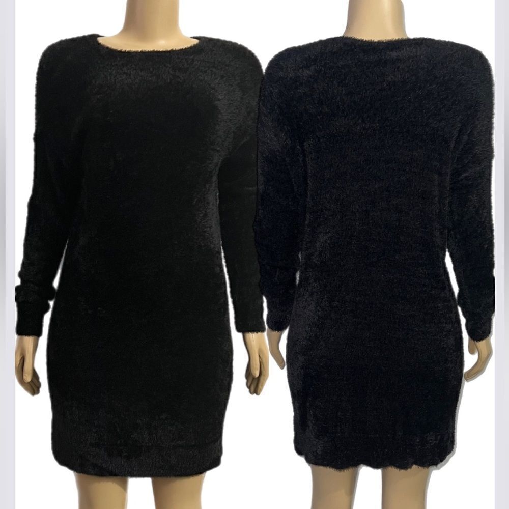 BCBGeneration
New BlackâFluffyâCozyâsweaterâdressâXsmall